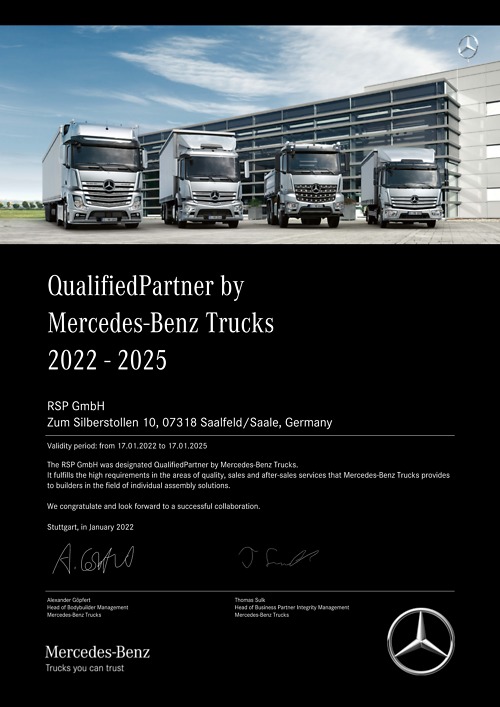  QUALIFIEDPARTNER BY MERCEDES-BENZ TRUCKS 2022-2025